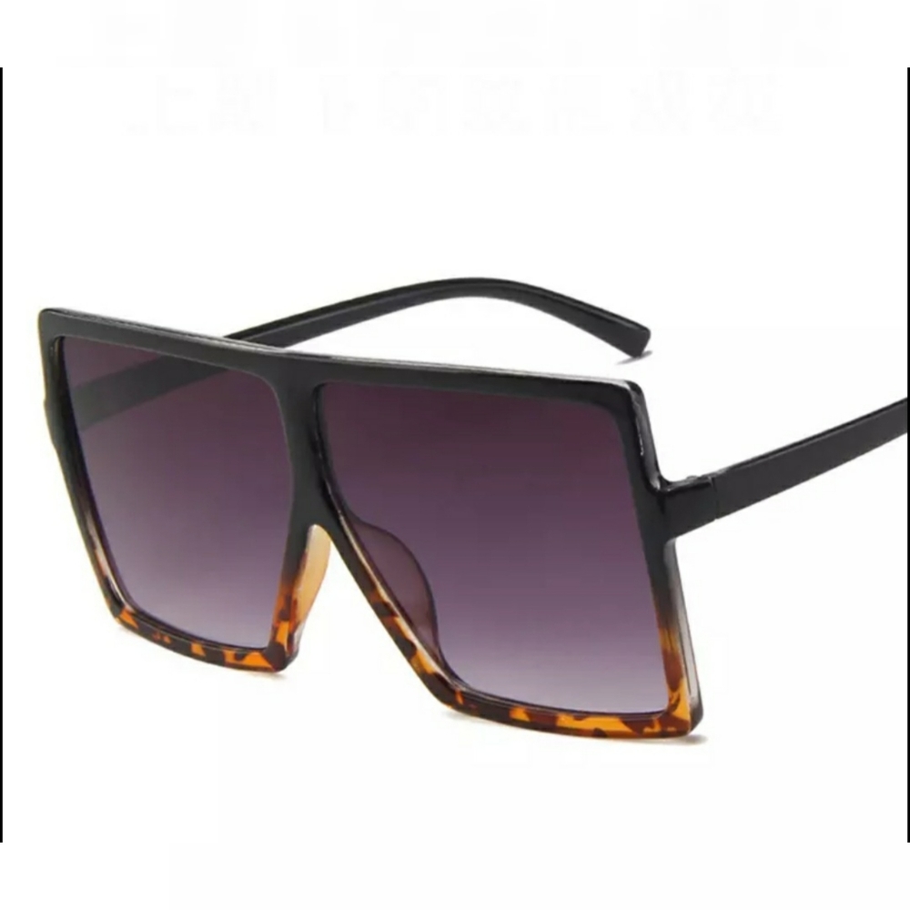 Black Flat Top Ombre Sunglasses 🕶 Shades NEW